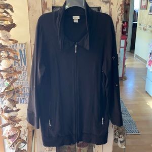 Black Nomadic Trader knee length jacket